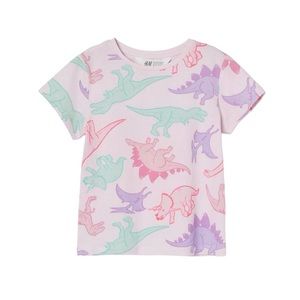 H&M girls size 5T-6 dino tee